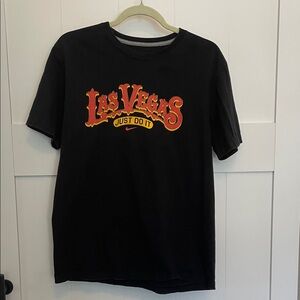 Nike Black T-Shirt with Las Vegas Design